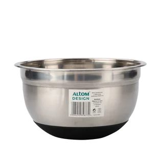 Lumarko Miska Nierdzewna Z Silikonową Podstawą 20x9,5 Cm - Miski i półmiski - miniaturka - grafika 6