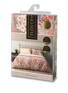 Pościel 200 x 220 3cz Bawełniana Flovery 003 - Pościel - miniaturka - grafika 3