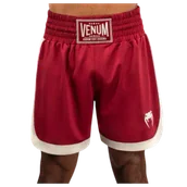 Spodnie sportowe męskie - Venum Spodenki Bokserskie Classic Boxing Shorts Ruby Red/ Ivory - miniaturka - grafika 1