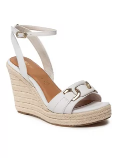 Espadryle damskie - Tamaris Espadryle 1-28348-28 Biały - grafika 1