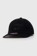 Czapki męskie - Mitchell&Ness czapka z daszkiem z domieszką wełny kolor czarny z aplikacją - miniaturka - grafika 1