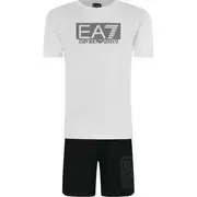 Piżamy chłopięce - EA7 Piżama | Regular Fit - miniaturka - grafika 1