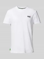Koszulki męskie - T-shirt z wyhaftowanym logo - miniaturka - grafika 1