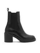 Botki damskie - Gino Rossi Sztyblety FERGIE 2784440PE Czarny - miniaturka - grafika 1