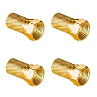 Inne akcesoria audio-wideo - Wtyk Sat F 6,8 Mm Gold Cu Lb0104 Vayox 4 Szt. - miniaturka - grafika 1
