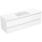 Szafki łazienkowe - Mexen Orio szafka łazienkowa 140 cm z umywalką Otis, 2 szuflady, biała mat - 91A10-14047-2-BFF01-W18M01 - miniaturka - grafika 1