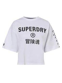 Koszulki i topy damskie - Superdry - T-shirt damski, biały - grafika 1
