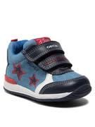 Buty dla chłopców - Geox Sneakersy B Rishon B. B B250RB 01385 C4327 Niebieski - miniaturka - grafika 1
