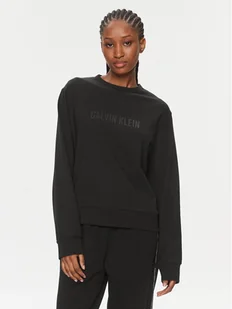 Calvin Klein Bluza 000QS7154E Czarny Regular Fit - Bluzy damskie - miniaturka - grafika 1