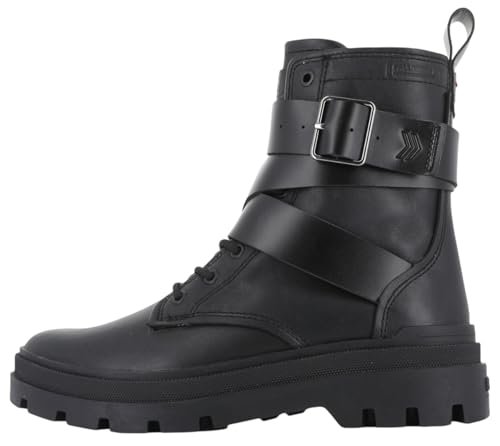Palladium Damskie botki Pallagrade Ranger L, czarne, 38 EU, Czarny, 39.5 EU