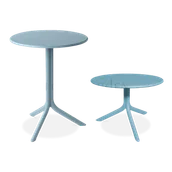 Stoły ogrodowe - Nardi Stół ogrodowy Step Celeste 60,5 cm - miniaturka - grafika 1