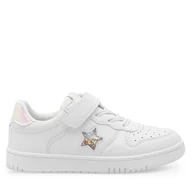 Buty dla dziewczynek - Sneakersy Nelli Blu DG24011A Biały - miniaturka - grafika 1