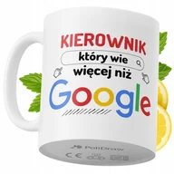 Kubki - Kubek Dla Kierownika na Prezent z Nadrukiem ze Zdjęciem 330 ml PoliDraw - miniaturka - grafika 1