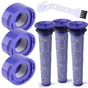 Filtry do odkurzaczy - 6x Filtr Zmywalny Zestaw Filtrów Hepa Do Odkurzacza Odkurzaczy Dyson V7 V8 - miniaturka - grafika 1