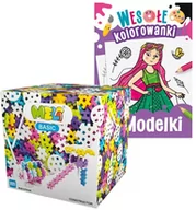 Klocki - KLOCKI KONSTRUKCYJNE Wafle MELI  Basic Constructor Pink 600 pcs. + kolorowanka - miniaturka - grafika 1