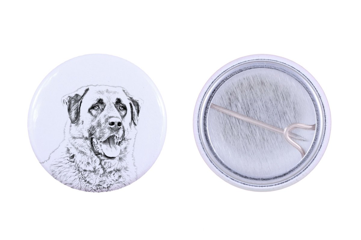 Anatolijski pies pasterski, Owczarek anatolijski - przypinka z twoim psem, dodaj własne foto, marka Art-Dog