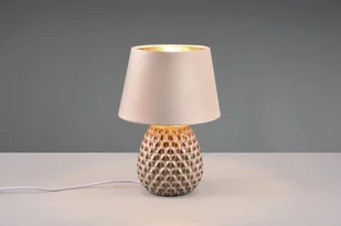 Trio Leuchten Klasyczna lampa stołowa beżowa 35 cm - Betty - Lampy stojące - miniaturka - grafika 1