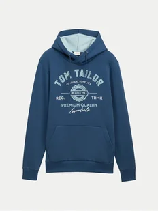 Tom Tailor Bluza 1043292 Niebieski Regular Fit - Bluzy męskie - miniaturka - grafika 1