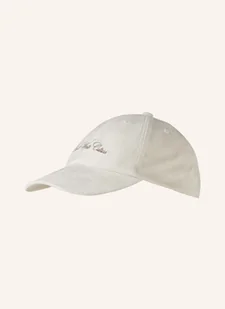 Don't Waste Culture Czapka Z Daszkiem Z Imitacji Skóry beige - Czapki damskie - miniaturka - grafika 1