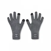 Rękawiczki - Męskie rękawiczki zimowe Under Armour UA Halftime Gloves - szare - miniaturka - grafika 1