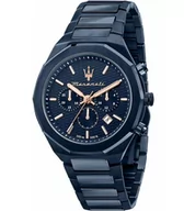Zegarki męskie - ZEGAREK MĘSKI MASERATI R8873642008 STILE BLUE - miniaturka - grafika 1
