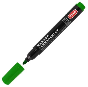 Toma Marker permanentny TO-202 2.5 mm ZIELONY (końcówka okrągła) - Markery permanentne - miniaturka - grafika 1