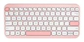 Klawiatury - ASUS Marshmallow Keyboard KW100 klawiatura Dom Bluetooth QWERTZ Niemiecki Różowy 90XB0880-BKB4I0 - miniaturka - grafika 1