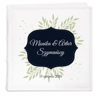 Albumy fotograficzne - Album na zdjęcia z nadrukiem dla pary na ślub rocznicę parapetówkę - miniaturka - grafika 1