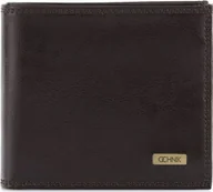 Portfele - OCHNIK OCHNIK skórzany portfel męski SL-106-89 brąz - miniaturka - grafika 1