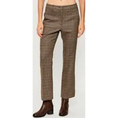 Spodnie damskie - Weekend MaxMara Wełniane spodnie BACO | Straight fit - miniaturka - grafika 1