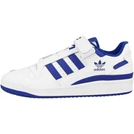 Moda i Uroda OUTLET - adidas Męskie buty Forum Low Sneaker, Ftwr White Ftwr White Team Royal Blue, 43 1/3 EU - miniaturka - grafika 1