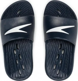 Speedo Klapki Na Basen Dziecięce Speedo Slide Junior Navy R.38 - Buty dla dziewczynek - miniaturka - grafika 1