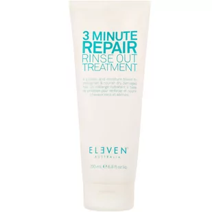 Eleven Australia, 3 Minute Repair Rinse Out Treatment, proteinowa kuracja do włosów zniszczonych, 200 ml - Szampony do włosów - miniaturka - grafika 1