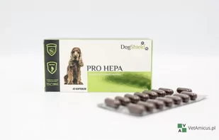 DogShield Pro Hepa 45 kapsułek - preparat dla psa na wątrobę - Suplementy i witaminy dla psów - miniaturka - grafika 1
