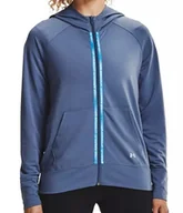 Bluzy damskie - Bluza Damska z Kapturem Rival Terry Taped Under Armour Loose 1360907470 SM - miniaturka - grafika 1
