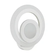 Lampy ścienne - Kinkiet ścienny okrągły Orbit 04028 Ideus LED 14W 4200K IP44 ring biały - miniaturka - grafika 1