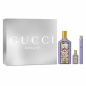 Zestawy perfum damskich - Gucci Flora Gorgeous Magnolia zestaw woda perfumowana spray 100ml + woda perfumowana spray 10ml + miniatura wody perfumowanej 5ml - miniaturka - grafika 1
