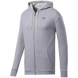 Bluzy sportowe męskie - Bluza Reebok TE FT FZ Hoodie M FK6020 - grafika 1