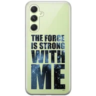 Etui i futerały do telefonów - Etui Gwiezdne Wojny 015 Star Wars Nadruk częściowy Przeźroczysty Producent: Samsung, Model: A54 5G - miniaturka - grafika 1
