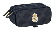 Etui na dokumenty i karty - REAL MADRID 2. WYPOSAŻENIE 23/24 - Triple Big, etui dziecięce, etui dla dzieci, idealne dla dzieci w wieku szkolnym, wygodne i wszechstronne, jakość i wytrzymałość, 21,5x8x10 cm, Granatowy, Granatowy, - miniaturka - grafika 1