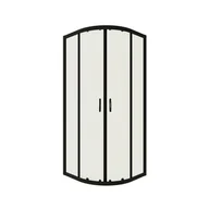 Kabiny prysznicowe - Kabina prysznicowa Kama Black 80 X 80 X 183 Liveno - miniaturka - grafika 1