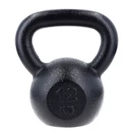 Kettlebell - 12 kg Kettlebell żeliwny kula kettle hantle Ba-kcz - miniaturka - grafika 1