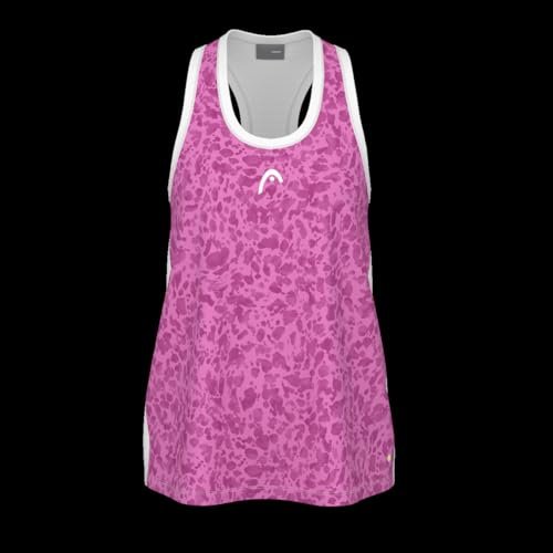 HEAD Agility Tank Top Girls, Candy/Print Performance