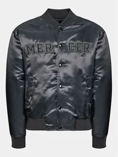 Mercer Amsterdam Kurtka bomber Unisex The Varsity MEAP233003 Szary Classic Fit - Kurtki męskie - miniaturka - grafika 1