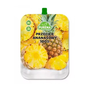 Purena Przecier (mus) owocowy 100% z ananasa 250g Purena - Dżem - miniaturka - grafika 1