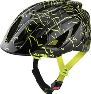 Kaski rowerowe - Alpina Unisex - Dzieci, PICO Kask rowerowy, black-neon yellow gloss, 50-55 cm A9761133 - miniaturka - grafika 1