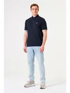 Koszulki męskie - Garcia Koszulka polo w kolorze granatowym - miniaturka - grafika 1