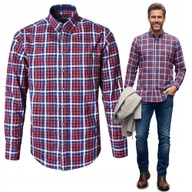 Koszule męskie - KOSZULA Męska z Długim Rękawem w KRATKĘ Bawełniana Regular Fit Pako Jeans - miniaturka - grafika 1