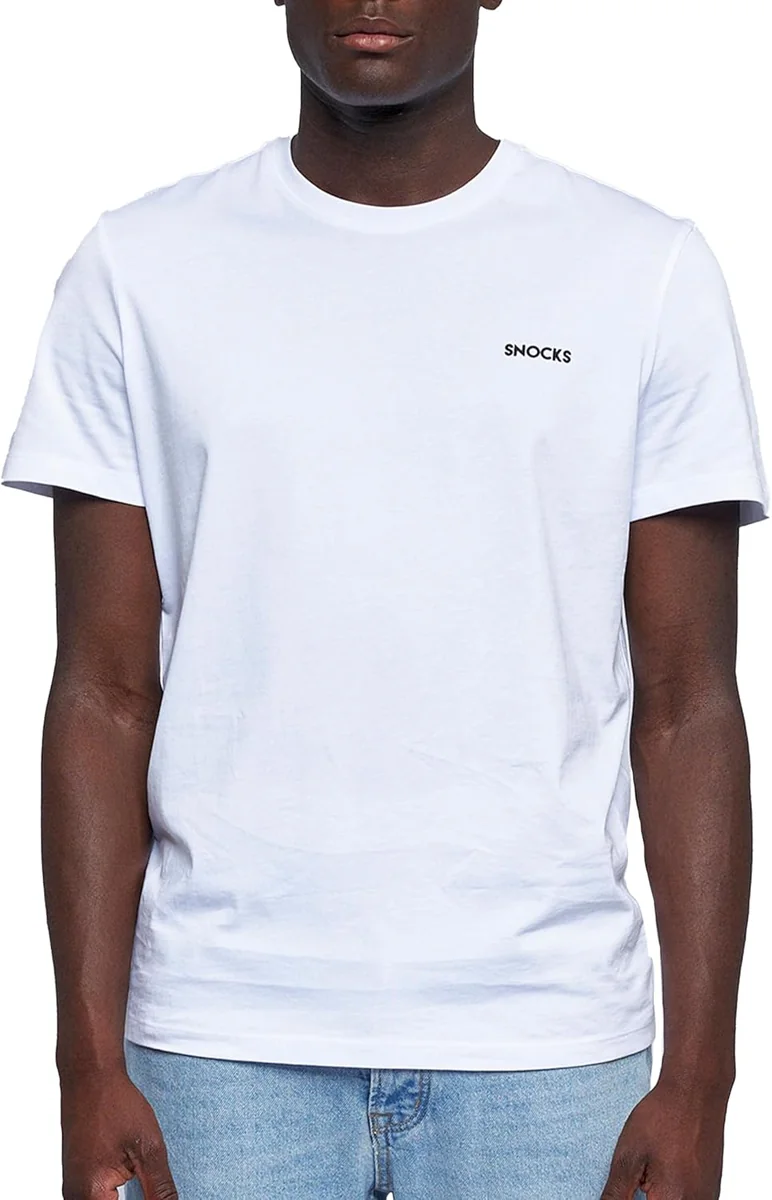 Koszulka T-Shirt Męski Bawełniana Klasyczna Wygodna Modna Biała 4XL