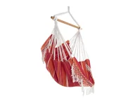 Hamaki - Fotel hamakowy VIVERE Brazilian, czerwono-pomarańczowy, 150x90 cm - miniaturka - grafika 1